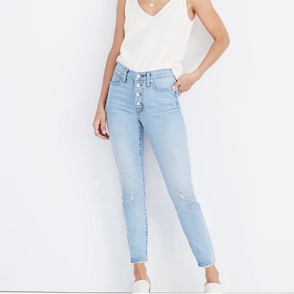 NWOT Madewell 9” high-rise skinny jeans